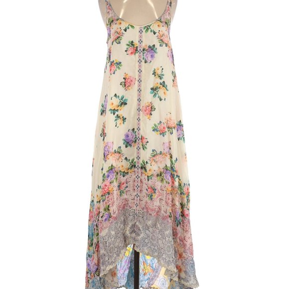 Johnny Was LOGAN Rose Paisley Floral Hi-Low Dress - Picture 5 of 6